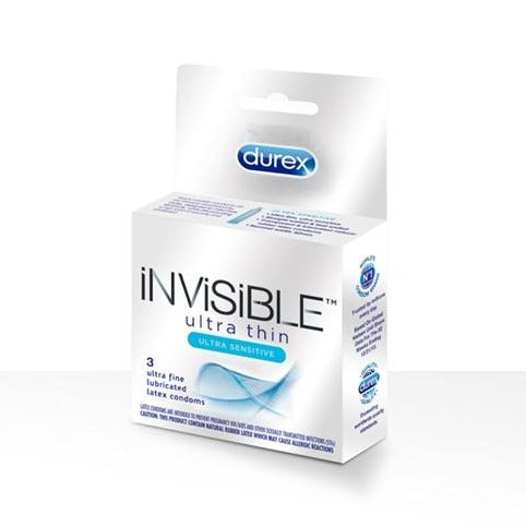 Invisible – 3 pack condoms